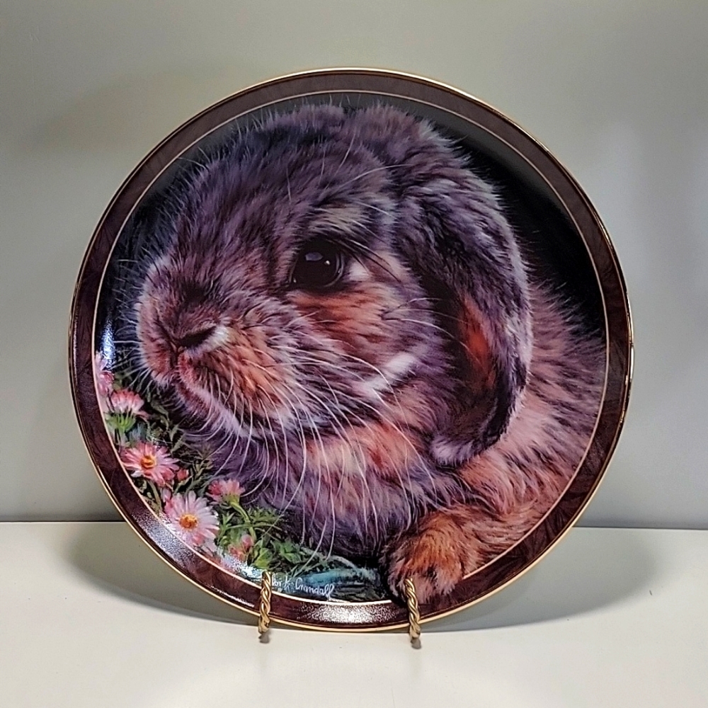 "Ms. Daisy" Bunny Tales Collector's Plate by Bradford Exchange